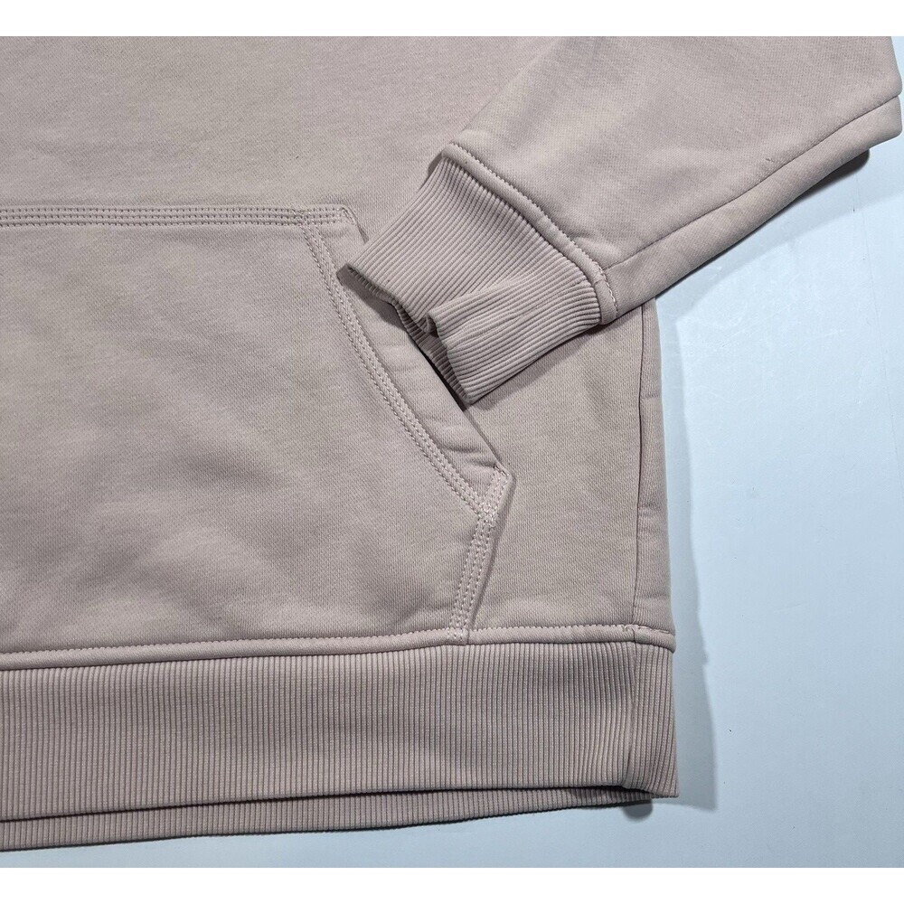 Carhartt Light Pink Relaxed Fit Sleeve Logo Pullover Hoodie Sweatshirt Women's S - Picture 3 of 14
